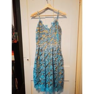 Love...Ady Blue Lace Sundress (size M)